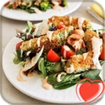 salad recipes android application logo